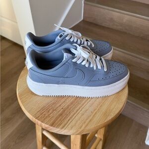 Nike Gray and White Sneakers